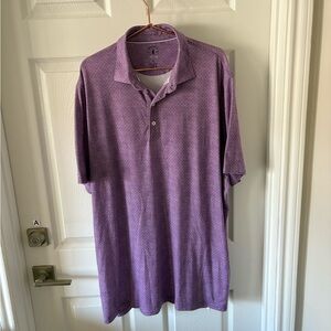 Johnnie-O purple performance polo Size XL